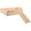 conjunto plataforma madeira maciça hamster tam grande com acessórios 1