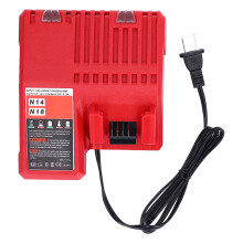 (JP Plug) Lithium-Akku-Ladegerät 100-240V für Milwaukee M14 M18