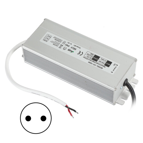(EU Plug Output 12V) IP67 Wasserdichtes LED-Netzteil 100-265V 12V