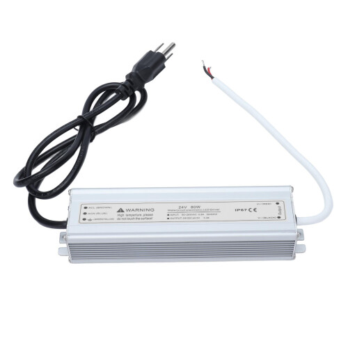 (US Plug Output 24V) IP67 Wasserdichtes LED-Netzteil 90-265V