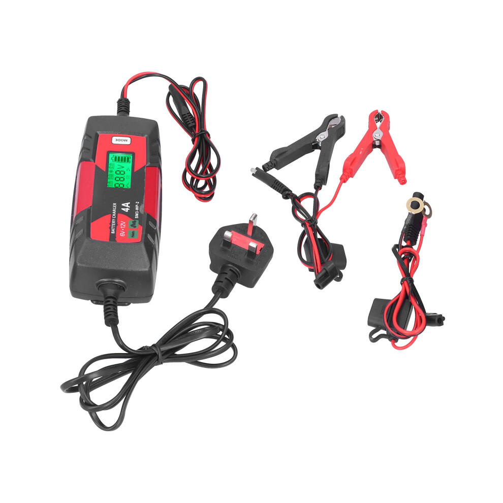 (Uk Plug 220-240V) Battery Charger Multifunctional Intelligent Pulse Repair 220-240V 610830866518