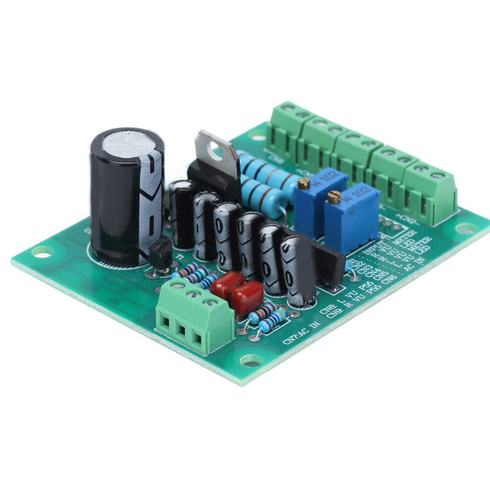Vu Meter Driver Board Stereo Amp Db Audio Input Backlight 12V 610830864941