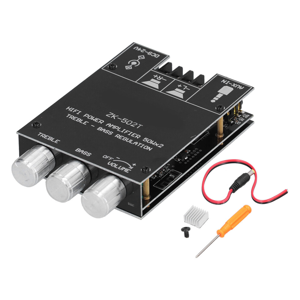 Power Amplifier Board Bluetooth Stereo Dual Channel Amp 610830865672