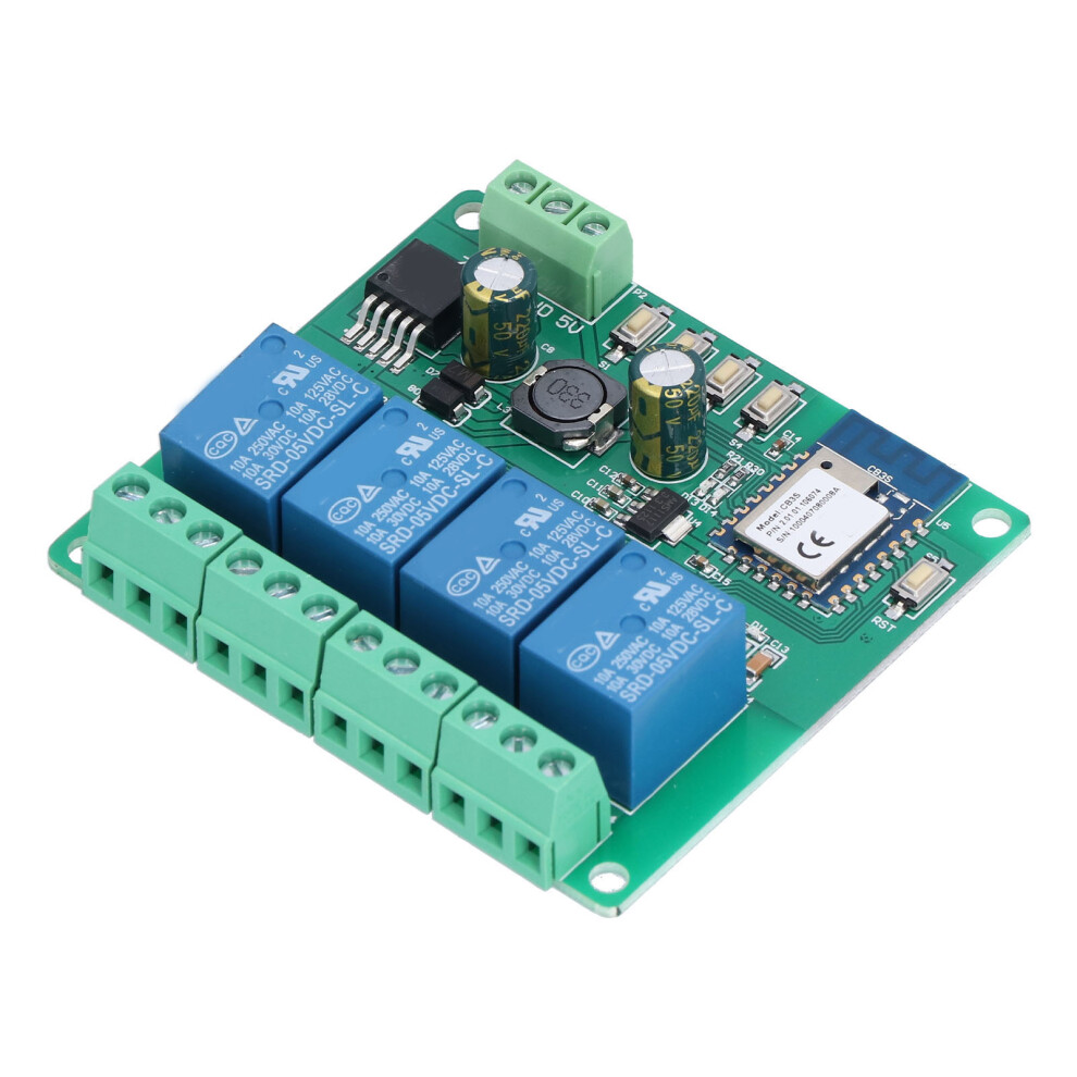 Wifi Remote Relay 4 Channel App Control Self Locking Timing Board 610830868628