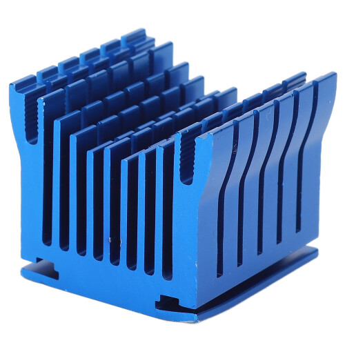(Blue) Aluminium-Kühlkörper für PCB-Mainboard schwarz 1