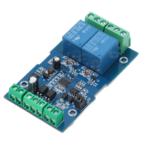 Relay Module 7-24V RS485/TTL Dual Relay Anti-Reverse Protection 2