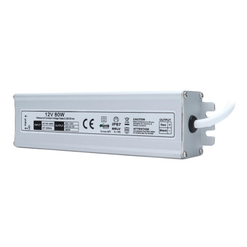 (EU Plug Output 12V) IP67 Wasserdichtes LED-Netzteil 90-265V 2