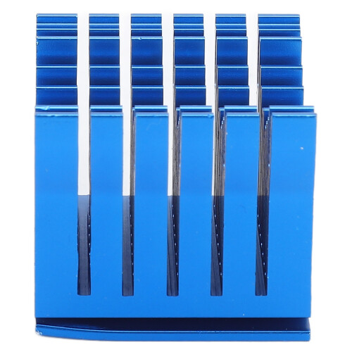 (Blue) Aluminium-Kühlkörper für PCB-Mainboard schwarz 2