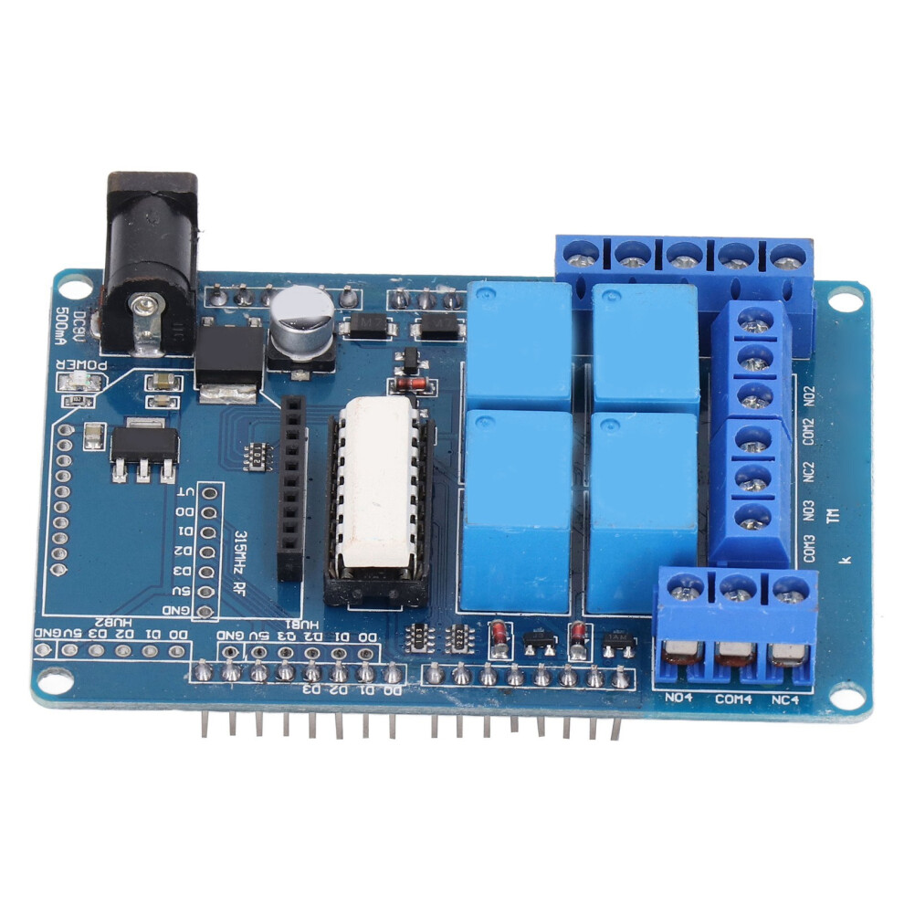 4-Channel Relay Module 5V Output Resin Relays Optocoupler Isolation 610830853655