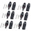 6er-Satz Solar-Endplattenstecker Messing wasserdicht 1000V 4
