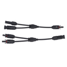 Y-Buchse Messing 3-Weg-Solarstecker, 2-in-1, 1000V