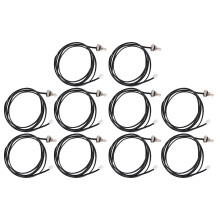 (10K) 10Pcs NTC Thermistor Sensor M8 Thread 50K 1M Cable Hex Head