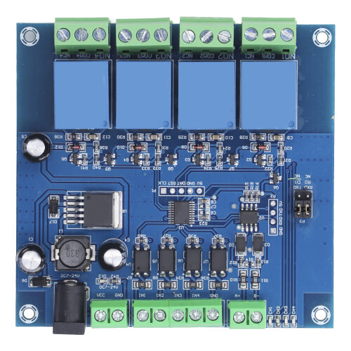 4 Channel Relay Module PCB RS485 TTL Reverse Prevention 1