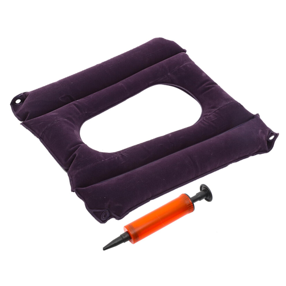 Inflatable Elderly Butt Cushion Bedsore Pad For Wheelchair And Toilet Seat Pressure Relief Portable For Home Office Car