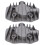 2Pcs Luft Kompressor Zylinder Kopf Kleine 2.5/3P 1