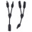 Y-Buchse Messing 3-Weg-Solarstecker, 2-in-1, 1000V 5
