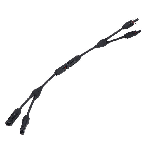Y-Buchse Messing 3-Weg-Solarstecker, 2-in-1, 1000V 2