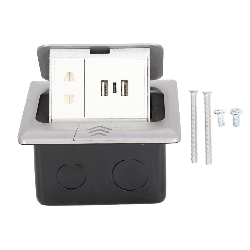 Floor Electrical Outlet Pop Up Damping Desktop Socket Typec Usb 610830849368