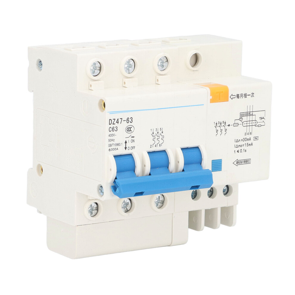 3P+N Miniature Circuit Breaker 400V 63A 610830850685