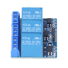 (5V (3.3V Compatible) 3V-7V Trigger) 3 Channel Relay Module 12V Isolated Optocoupler Trigger 3.3V-12V
