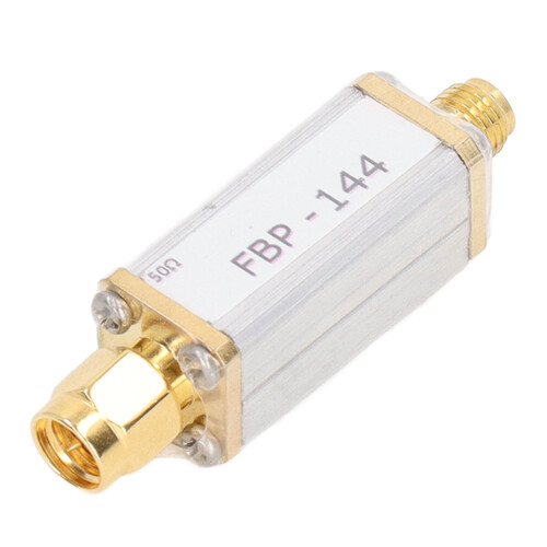144MHz 2M-Bandpassfilter Aluminium SMA 50 Ohm 2