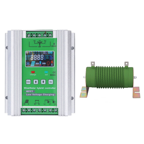 (DC12V 24V) Solar-Wind-Laderegler 1000W DC12V/24V