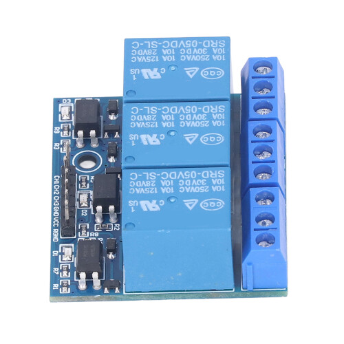 (5V (3.3V Compatible) 3V-7V Trigger) 3 Channel Relay Module 12V Isolated Optocoupler Trigger 3.3V-12V 2