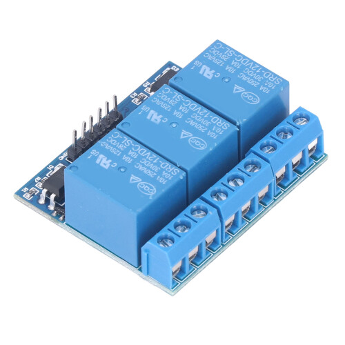 (12V 3.3V-12V Trigger) 3 Channel Relay Module 12V Isolated Optocoupler Trigger 3.3V-12V 1