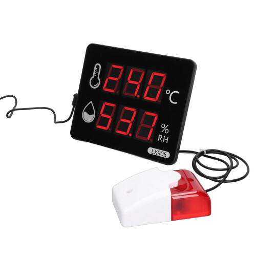 LED-Digital-Thermometer Hygrometer 100-240V 1