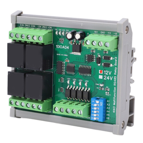 4-Kanal RS485 Relaismodul DC12V mit Hardware-Reset