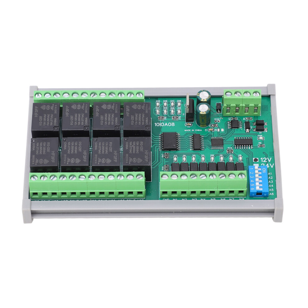 8 Channel Rs485 Relay Module Dc12v Tvs Anti-Surge 610830843441