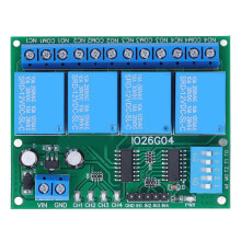 4-Kanal-Relaismodul DC 12V Steuerplatine für Elektronik