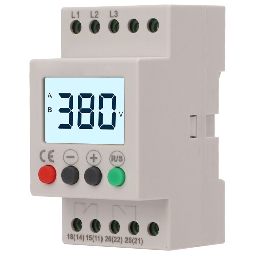 Überspannungsschutz LCD Digital für AC 380V, 3-Phasen 2