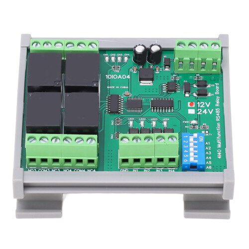 4-Kanal RS485 Relaismodul DC12V mit Hardware-Reset 1