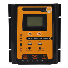 Solar Controller 70A LCD Dual USB 12V 24V Charge Regulator