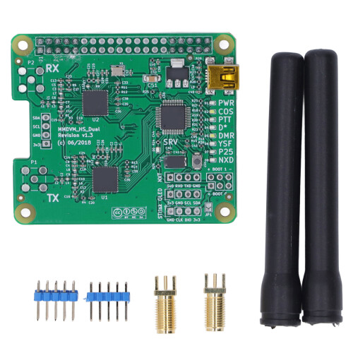 MMDVM Hotspot Board 2 Antenna Kit DMR P25 D-Star Raspberry Pi 1