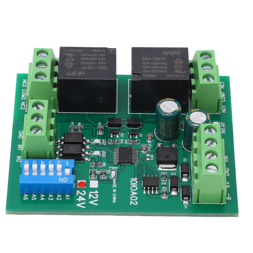 2-Kanal RS485 Relaismodul DC 24V Steuerplatine 2