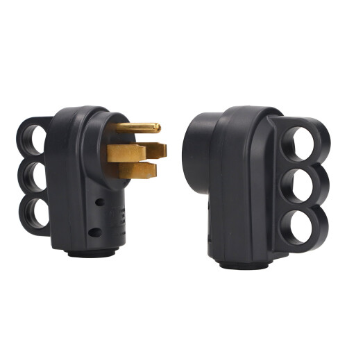 RV-Stromstecker Adapter-Set 4-polig 50A männlich/weiblich 1