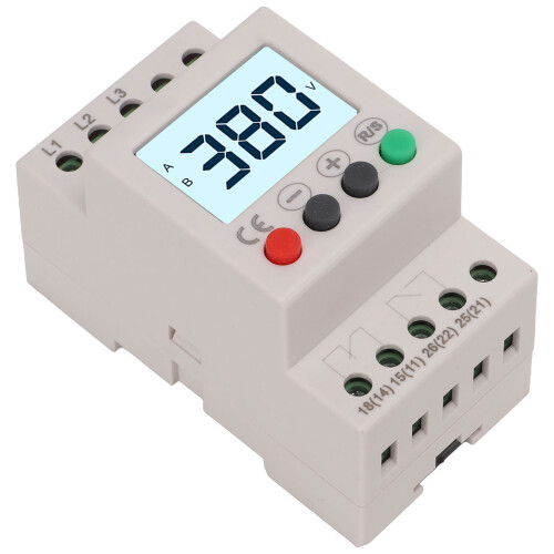 Überspannungsschutz LCD Digital für AC 380V, 3-Phasen 1