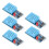 (Adapter Plate with Lamp and Jump Wire) 5PCS Temp Humidity Sensor High Sensitivity Digital Module Greenhouse 5
