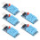 (Adapter Plate with Lamp and Jump Wire) 5PCS Temp Humidity Sensor High Sensitivity Digital Module Greenhouse 4
