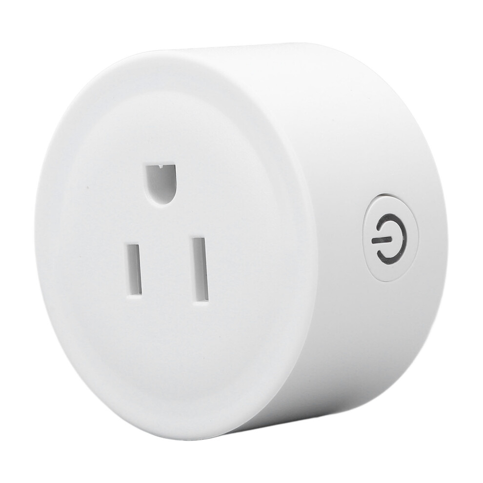 3 Holes Mini Wifi Smart Socket Voice Control Remote 10A 610830836696