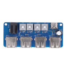 4-Kanal USB-Stromverteiler 5V Tastensteuerung
