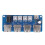 4-Kanal USB-Stromverteiler 5V Tastensteuerung 1
