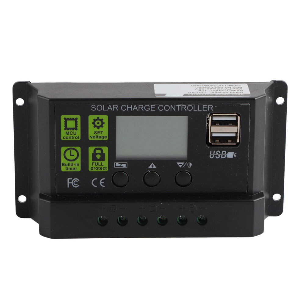 (10A) Solar Charge Controller Pwm Digital Display 20A 610830837655