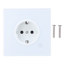 (WK‑EU16M(for ZigBee Type)) Intelligentes Smart-Steckdose 16A Wand-Timer Weiß