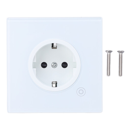 (WK‑EU16M(for ZigBee Type)) Intelligentes Smart-Steckdose 16A Wand-Timer Weiß