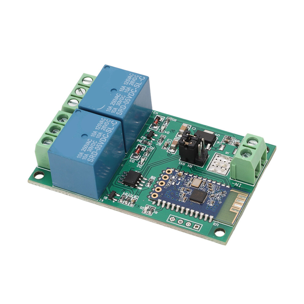(Dc 5V) 2 Channel Bluetooth Relay Module Dc 12V With Indicator Light 610830838812