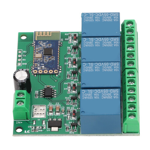(DC5V) 4 Channel Bluetooth Relay Module Remote Control DC5V