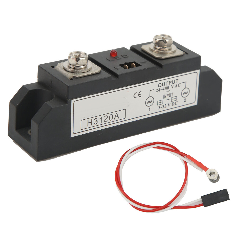 Solid State Relay Ssr 3-32V Dc To 24-480V Ac For Lathe Vehicle 610830839857